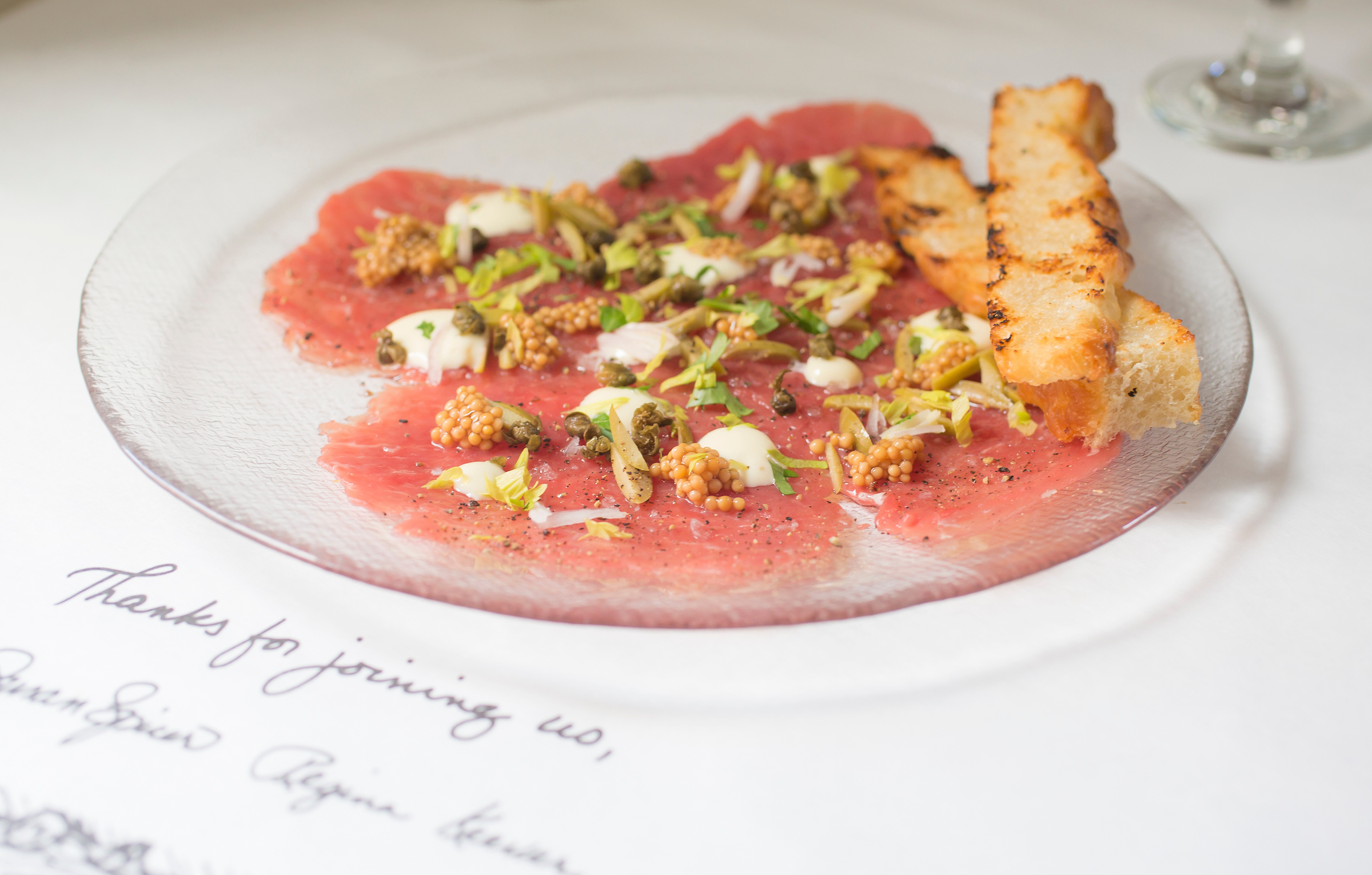 Colorado Lamb Carpaccio